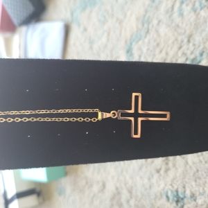 Stainless steel cross with chain